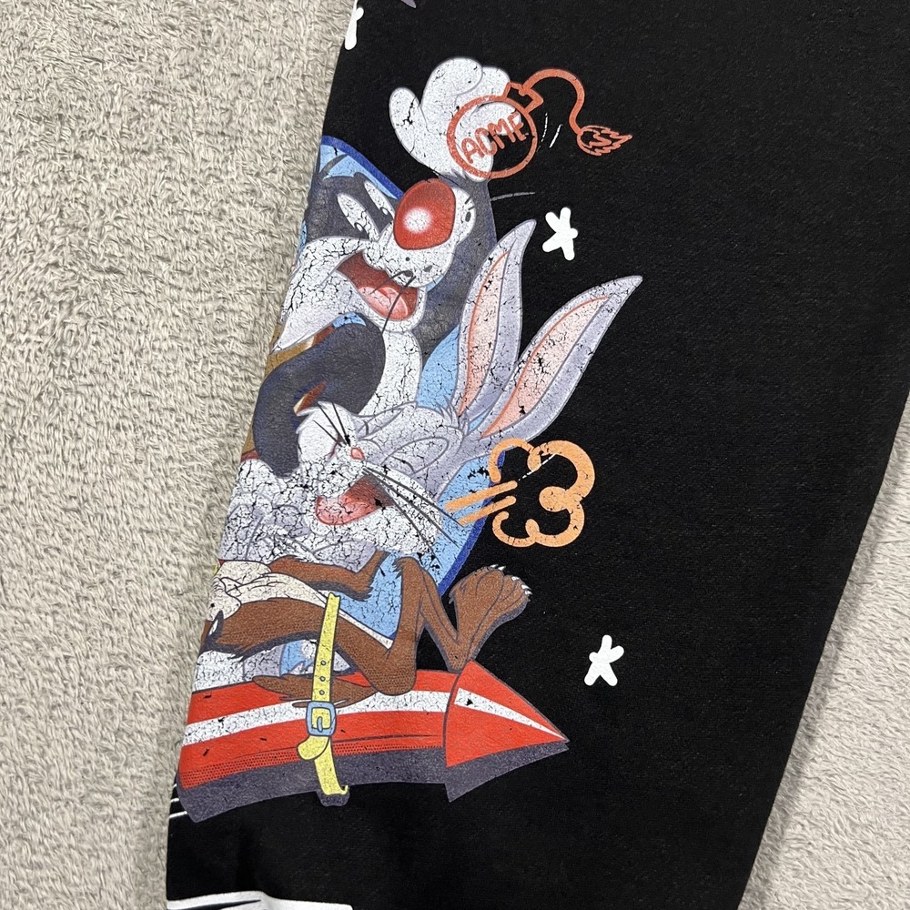 Civil Regime Looney Tunes Jogger Sweatpants Mens Medium Black - Picture 11 of 14